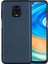 Case 4U Xiaomi Redmi Note 9S / Note 9 Pro Kılıf Klasik Mat Renkli Yumuşak Premier Silikon + Cam Ekran Koruyucu Lacivert 1