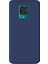 Xiaomi Redmi Note 9 Pro Kılıf Premier Silikon + Full Ekran Koruyucu Lacivert 1