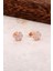Kar Tanesi Rose Gümüş Küpe 4795 1