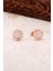 Kar Tanesi Rose Gümüş Küpe 4788 1