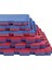 Tatami Koruma Minderi 100X100X2,6 cm Çift Yönlü Kırmızı Mavi Renk 5'li Set 1