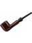 Üç Yıldız 418 9mm. Filtreli Ebonit Saplı Pipo 1