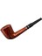 Üç Yıldız 406 6mm. Filtreli Ebonit Saplı Pipo 1