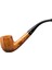 Üç Yıldız 215 9mm. Filtreli Ebonit Saplı Pipo 1