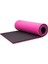 16 mm Çift Taraflı Pembe - Siyah Pilates Matı - Pilates Minderi 180 cm x 60 cm x 1,6 cm 1