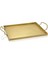 SNM0181 Gold Kaplama 30 x 19 cm Sunum Tepsisi 1