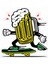 Skateboard - Kaykay - Beer - Bira Sticker - 20557 Renkli 6 x 5 cm 1