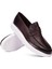 Deri Bordo Erkek Loafer 3