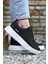Siyah Beyaz Erkek Sneaker 0012166 1