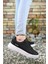 Siyah Beyaz Erkek Sneaker 0012166 3