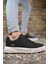 Siyah Beyaz Erkek Sneaker 0012166 5