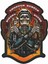 Chopper Rebels Sticker - 13089 Siyah 13 x 14 cm 1