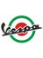 Vespa Logo Sticker - 14124 Renkli 9 x 6 cm 1