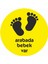 Arabada Bebek Var Sticker - 20005 Renkli 9 x 9 cm 1