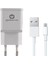 Samsung Huawei Xiaomi Şarj Aleti & Micro Data Kablosu 2.1A Scm-11 1