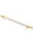 Metax Kumru Düz Boy Kulp Sarı-Beyaz 160 Mm Dolap Vestiye 1