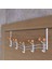 TEKNOTEL 15'Lİ KAPI ARKASI ASKISI METAL + AHŞAP MAT BEYAZ MG089 2