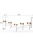 TEKNOTEL 15'Lİ KAPI ARKASI ASKISI METAL + AHŞAP MAT BEYAZ MG089 3