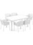Beyaz Dış Mekan Behçe Masa Koltuk Takımı 1