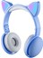LED Kedi Kulaklık Rgb Renk Bluetooth 5.0 Kulaklık (Yurt Dışından) 1