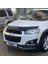 Chevrolet Captiva Ön Kaput Koruyucu Rüzgarlık Deflektör Akrilik ABS 4mm Parlak Siyah 2012-2019 5