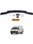 Fiat Ducato Ön Kaput Koruyucu Rüzgarlık Deflektör Akrilik ABS 4mm Parlak Siyah 2002-2006 2