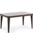 Rattan Plastik Wenge Bahçe Masa Sandalye Takımı 5