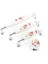 Porselen Yıldız Düğme Kulp Çapı 32mm 1