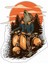 Vespa - Scooter - Kurt Sticker - 14191 Renkli 8 x 6 cm 1
