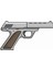 Tabanca-Gun Sticker- 20592 Siyah 6.5 x 12 cm 1