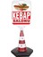 Kebab Temalı Reklam ve Uyarı Dubası Tekli 1
