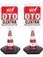 Oto Elektrik Temalı Reklam ve Uyarı Dubası 2'li 1
