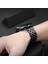 Samsung Galaxy Gear S3 20mm Kordon Metal Örgü Görünüm KRD 20 Siyah 2