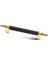 Kumru Mat Siyah Altın Lüks Mobilya Dolap Çekmece Kulp 224 Mm 1