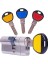 PLASTİK KAFALI BİLYALI BAREL 6 pim ( 68mm ) 1