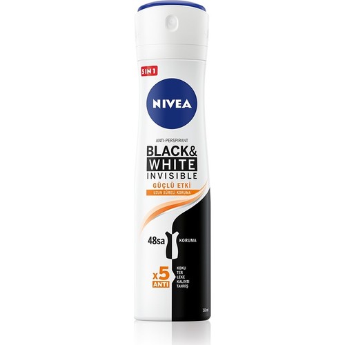 Nivea Black&White Invisible Kadın Deodorant 150 ml