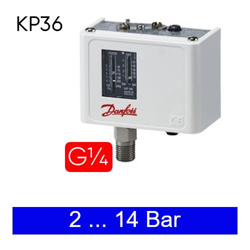 DANFOSS KP36 060110866 2..14 Bar, Basınç Şalteri Fiyatı