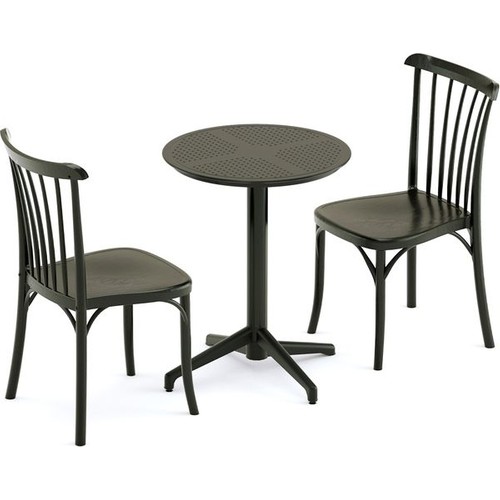 Bintaş Mobilya Siyah Yuvarlak Cafe Dış Mekan Bahçe Masa Fiyatı