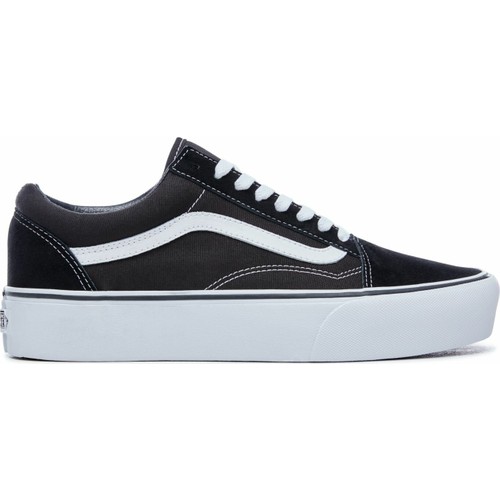 vans old skool platforms black