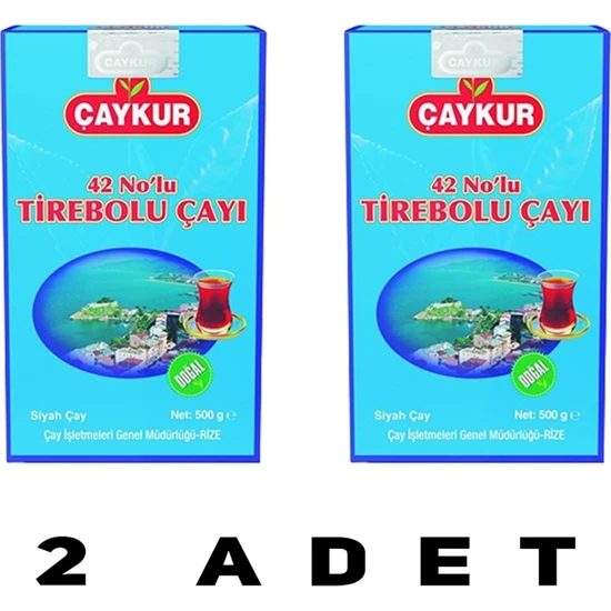 Çaykur 42 Nolu Tirebolu Çay 500 gr 2 Adet