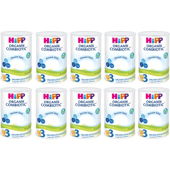 Hipp 3 Organik Combiotic Devam Sütü 350 gr - 10'lu
