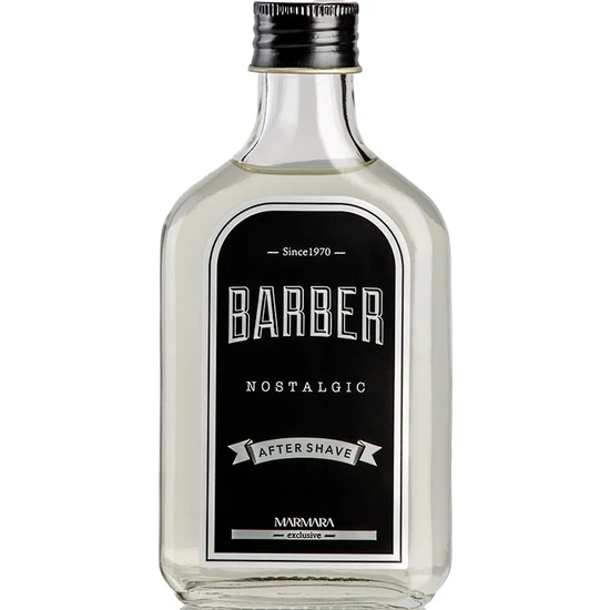 Barber Marmara Aftershave Tıraş Kolonyası Nostalgic Cam Şişe 200 ml