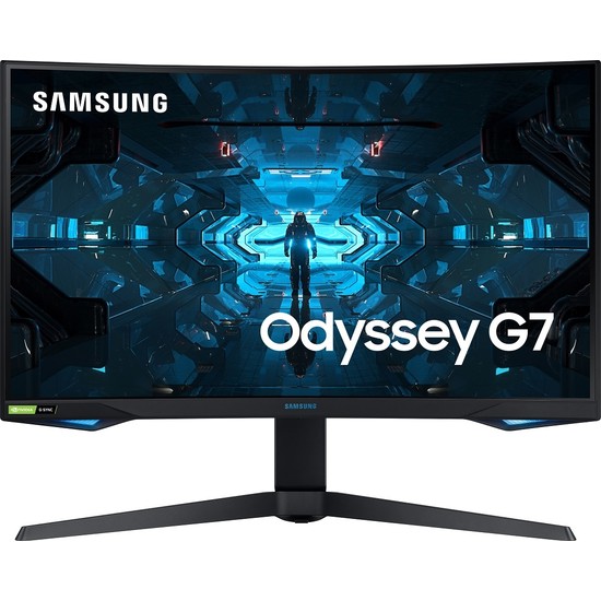 Samsung Odyssey G7 LC27G75TQSMXUF 27" 240Hz 1ms (HDMI+Display) G-Sync WQHD Curved LED Monitör