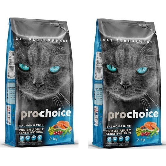 Pro Choice Salmon Somonlu Kedi Maması 2 kg X2 Adet Fiyatı