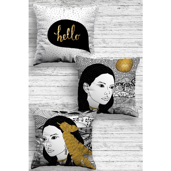 Otto Home Premium Dekoratif 3lü Kırlent Kılıfı Fiyatı