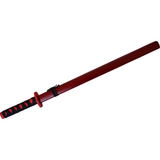 Wooden Toys Ahşap 70 cm Kılıflı Samuray Kılıç Oyuncak