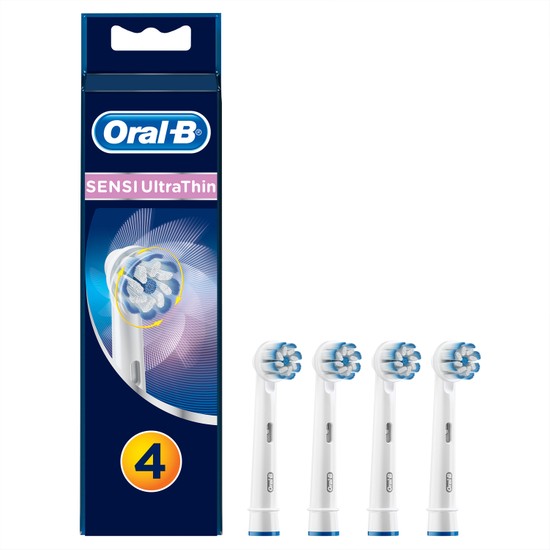 Oral-B Sensitive Ultra Thin 4'lü Şarjlı Diş Fırçası Yedek Başlığı