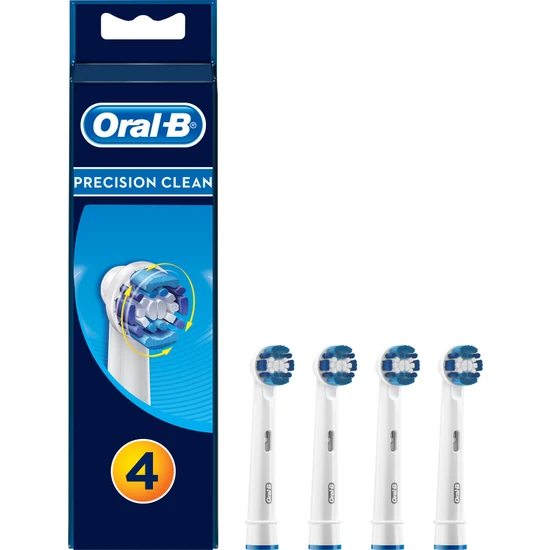 Oral-B Precision Clean 4'lü Şarjlı Diş Fırçası Yedek Başlığı