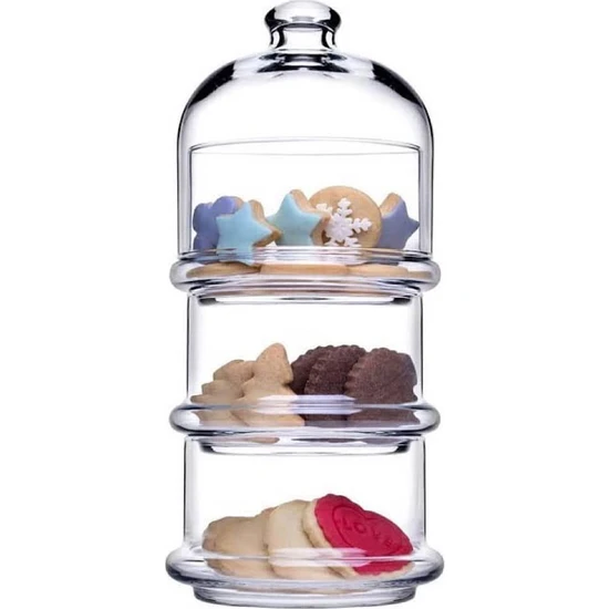 Paşabahçe 96815 Villa Patisserie 3 Katlı Kurabiyelik