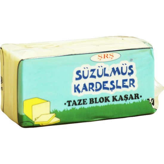 Süzülmüş Kardeşler Taze Blok Kaşar Peyniri 1 kg
